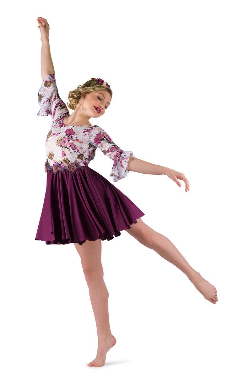 Floral dance costume Clearance