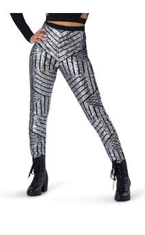 Click for more information about Geometric Sequin Legging