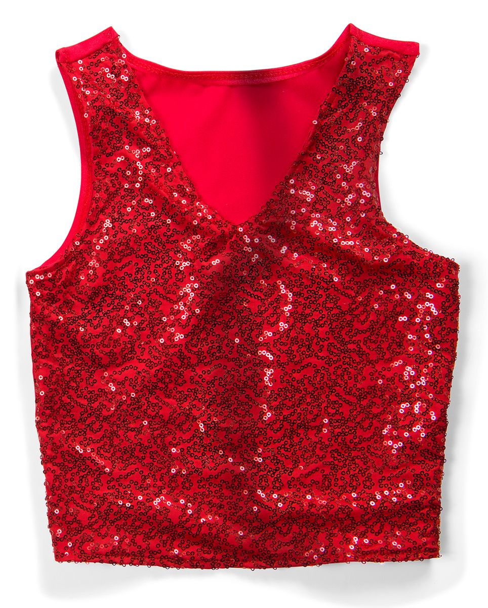 SEQUIN PERFORMANCE VEST (BLACK)