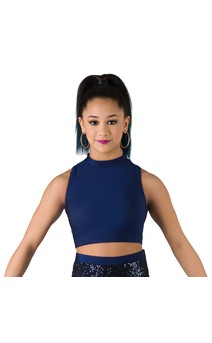 Click for more information about Mock Neck Crop