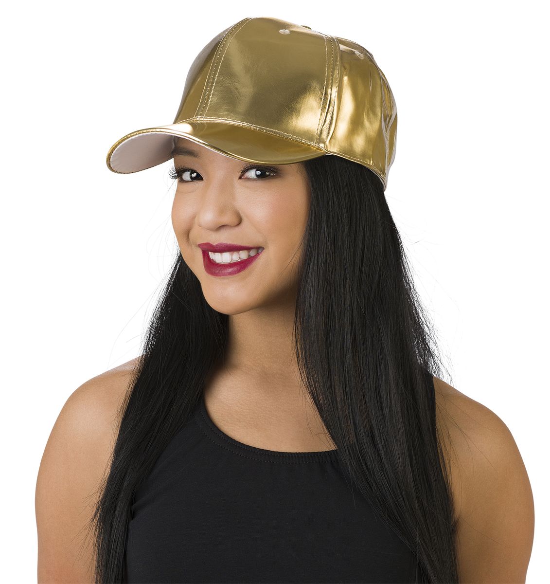 METALLIC BASEBALL HAT