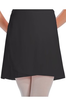 Click for more information about Wrap Tie Thigh Length Skirt Crepe
