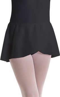Click for more information about Elastic Waist Pull-On Wrap Skirt Crepe